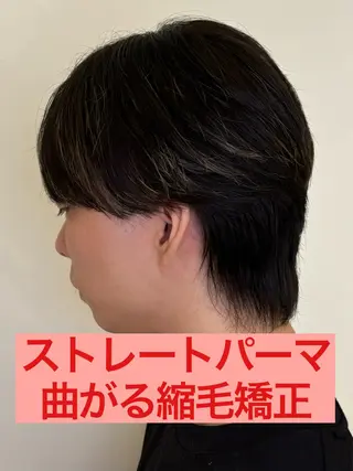 ショート パーマ メンズ メンズパーマ&メンズ 縮毛矯正/平野/渋谷のヘアスタイル