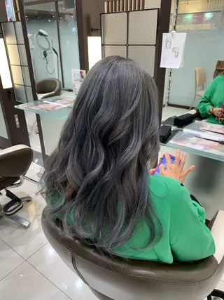 ロング カラー 森 広樹のヘアスタイル