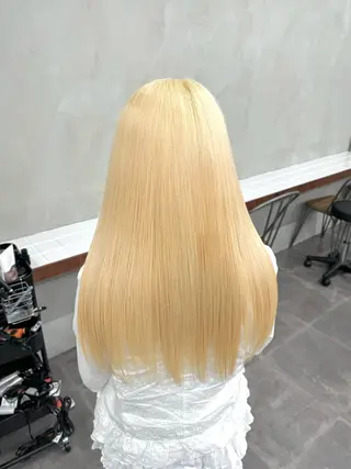 ロング カラー nico TOKYO 渋谷所属・ブリーチ ハイトーン 特化🌈フジタハルキのヘアスタイル