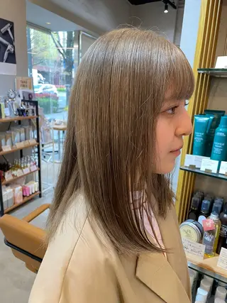 セミロング 透明感/暖色カラー いっきのヘアスタイル