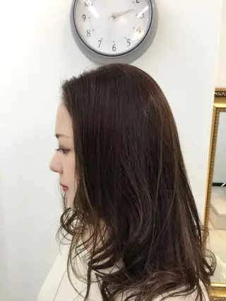 セミロング hama yukiのヘアスタイル