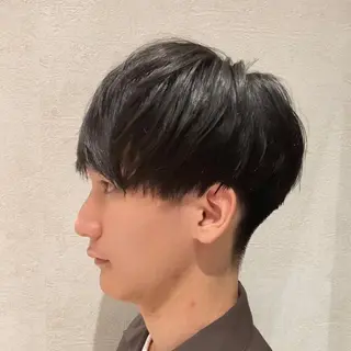 ショート パーマ メンズ ナツハラ サトシのヘアスタイル