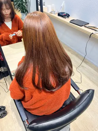 ロング カラー ヘアアレンジ 原宿・デザインカラー YUI🤍ྀིのヘアスタイル