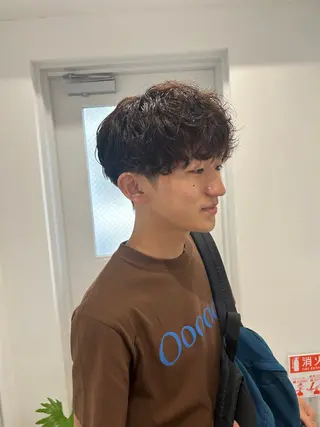 パーマ れんか/ボブ/レイヤ ー/ベージュ/艶髪のヘアスタイル