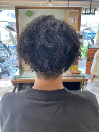 カラー パーマ ヘアアレンジ メンズ メンズパーマの巨匠 鈴木純のヘアスタイル