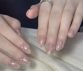 ネイル By moonネイル 🌷ワンホン/韓国風のネイルデザイン