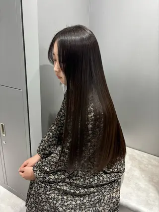 ロング 今話題の艶髪矯正 美艶カラー/FUKAのヘアスタイル