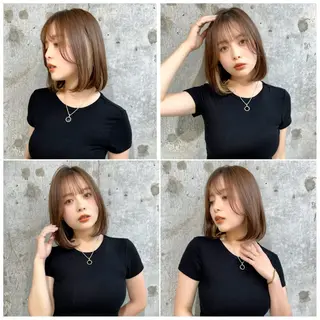 ショート カラー 絶対垢抜けレイヤー/ 透明感カラーリョウヤのヘアスタイル