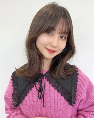 ミディアム カラー 韓国ヘア×髪質改善 /yoshikaのヘアスタイル