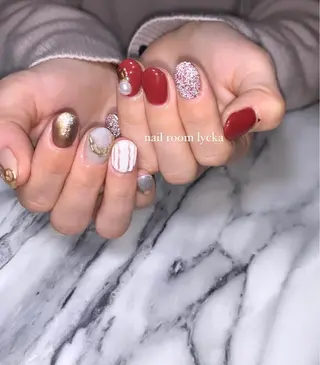 ネイル ﾈｲﾙﾙｰﾑﾘｯｶ 𝐦𝐚𝐲𝐮のネイルデザイン