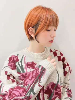 ショート カラー 🧡ショートの達人 🧡SHOのヘアスタイル