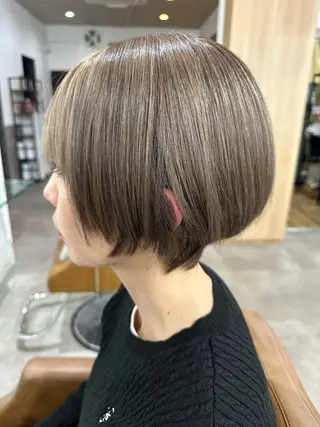 ショート 我満 宏映のヘアスタイル