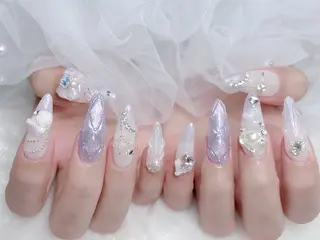 ネイル MoMoA Nail ネイル長さ出し専門店のネイルデザイン