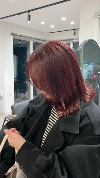 ミディアム カラー カットモデル✂️ ゆうかのヘアスタイル