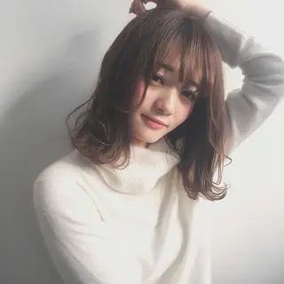 ミディアム ボブ/縮毛矯正 🌟梅田盛一🌟のヘアスタイル