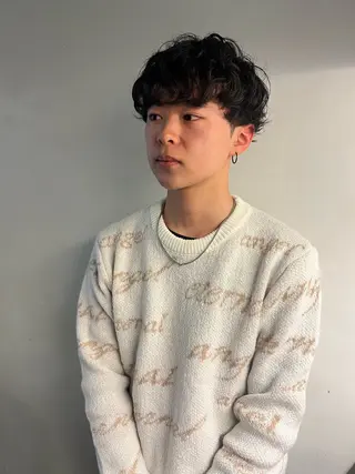 パーマ メンズ 名古屋美容室 Sopiリナのヘアスタイル