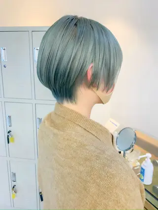 ショート カラー ✨ブリーチなし/ レイヤー/yui✨のヘアスタイル