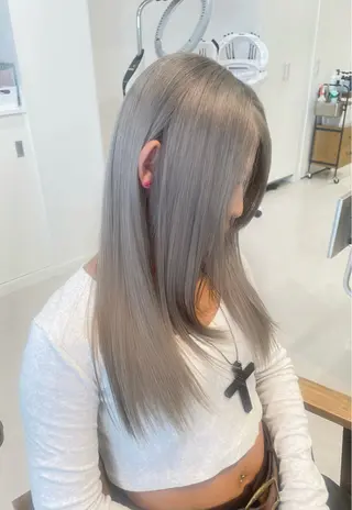 ロング カラー かずや🍀/髪質改善 /艶髪カラー/眉毛のヘアスタイル