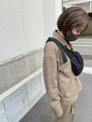 ショート さの あやねのヘアスタイル