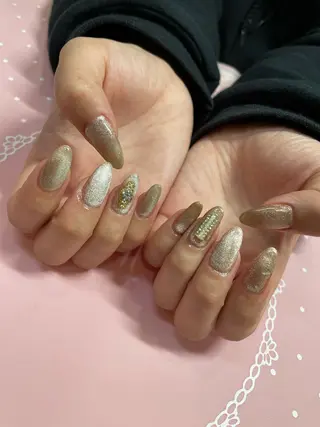 ミディアム ネイル 《LB》ラブリエ Nail&eyeのマツエク・マツパデザイン