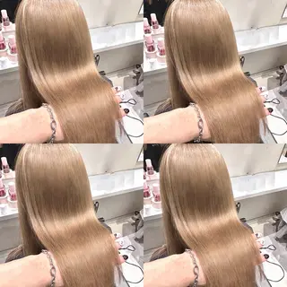 ロング カラー 艶髪×透明感カラー 海夏のヘアスタイル