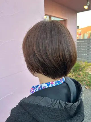 ショート レイヤー/ブリーチ/ 渋谷/ルル🌿のヘアスタイル