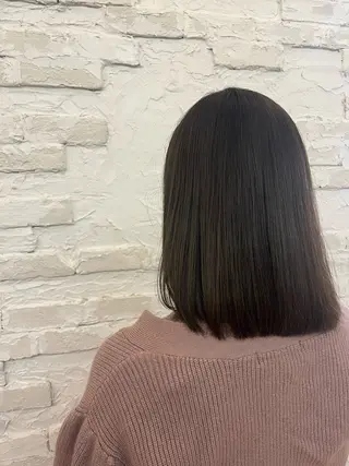 ミディアム ルプラボウ／艶カラー ／髪質改善／アサミのヘアスタイル