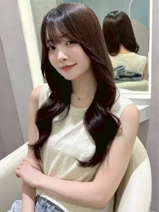 ロング 🎀ゆうな/艶髪/ 透明感カラー🎀のヘアスタイル