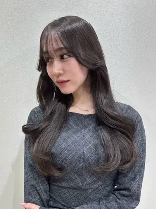 ロング レイヤーカット/髪質 改善/momo🎀のヘアスタイル