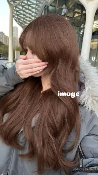 セミロング 高原 爽箕のヘアスタイル
