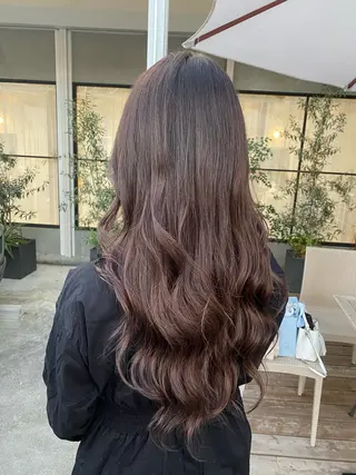 セミロング カラー 大橋 輝久のヘアスタイル