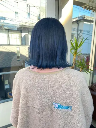 ミディアム カラー ショート✨美髪矯正✨ wasaiのヘアスタイル