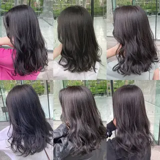 カラー 💖ブリーチなし透明 感💖ASAHIのヘアスタイル