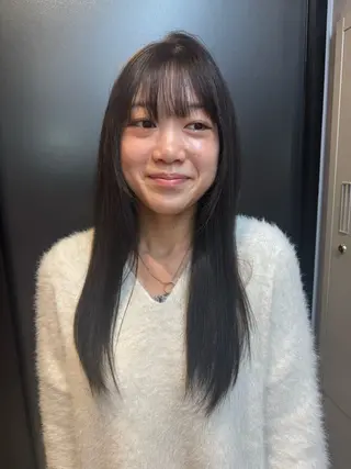 カラー イブ/ 髪質改善 カラー/縮毛矯正のヘアスタイル