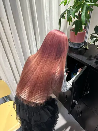 ロング カラー HANAME 原宿美容室のヘアスタイル