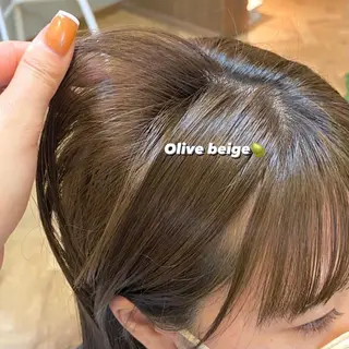 ミディアム カラー パーマ ヘアアレンジ メンズ キッズ ネイル マツエク・マツパ 前川 朋香のヘアスタイル