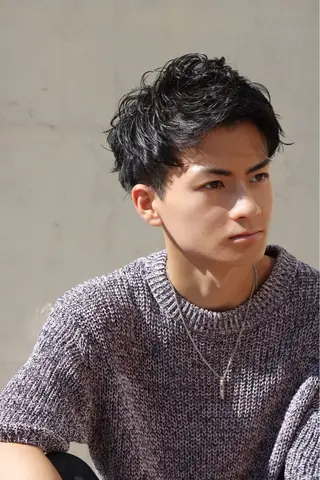 メンズ 江坂エリア最安値◎ ブリーチ*土田のヘアスタイル