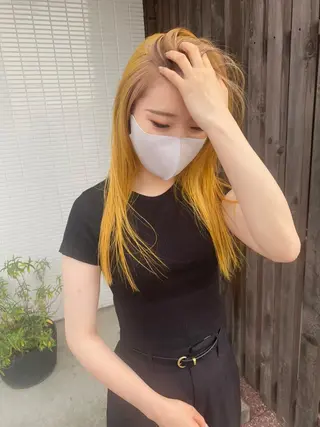 セミロング カラー レイヤーカット/ miranのヘアスタイル