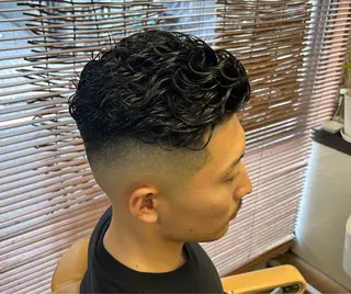 ショート パーマ メンズ 新宿メンズカット✂︎ 能戸蒼生💈のヘアスタイル