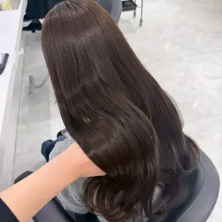 カラー 🤍ブリーチなし ブラウンhimi🤍のヘアスタイル