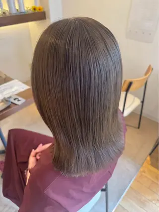 ミディアム カラー 沖元 統弥のヘアスタイル