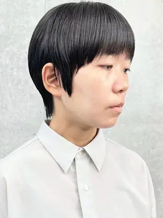 ショート ボブ/ゆるふわ ボブパーマ/とういのヘアスタイル