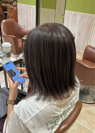 ミディアム カラー YUMEKA🩶/ 透明感カラー🥣のヘアスタイル