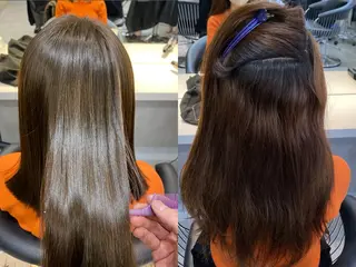 セミロング レイヤーと顔まわり 大好き❣️関口拓馬のヘアスタイル