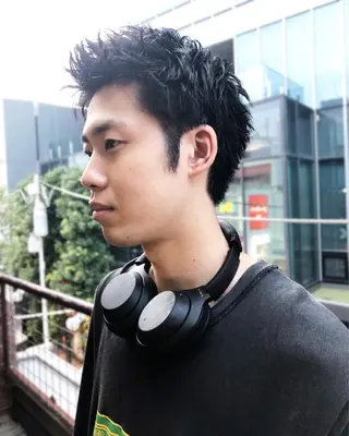 ヘアアレンジ メンズ ainico+所属・メンズ特化✂️栗原 侑也のヘアスタイル