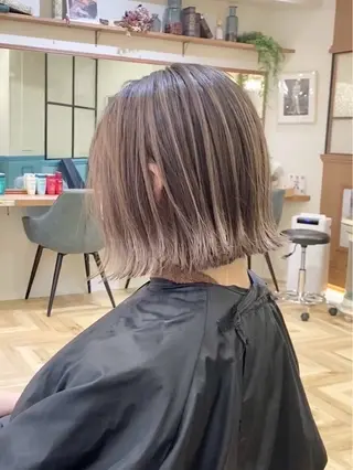 カラー 縮毛¦ボブ¦艶カラー 💖今井 伶のヘアスタイル