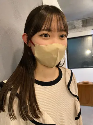 ミディアム カラー 砂原 ひよりのヘアスタイル