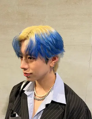 カラー メンズ メンズパーマ特化 ふうきのヘアスタイル