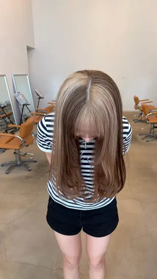 ロング 羽鳥 菜々子のヘアスタイル