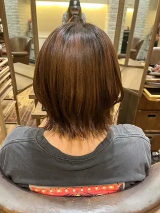 ショート 【美ボブ.艶カラー. 梅田茶屋町】midoのヘアスタイル